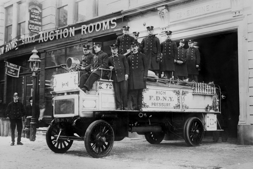 Old Firefighters from a long time ago.